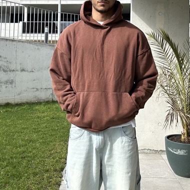 Brown oversized hoodie