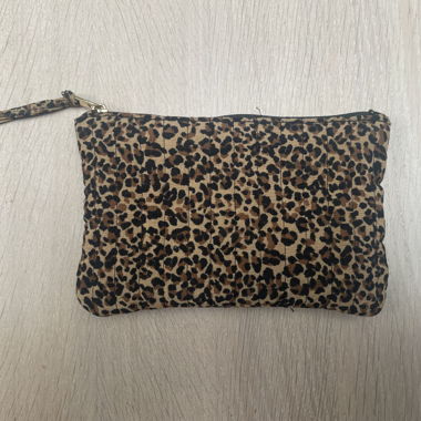 Leopard pouch
