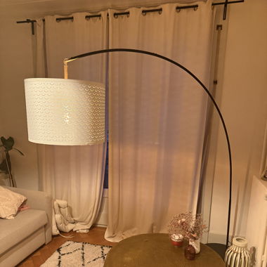 Lampe IKEA SKAFTET & abat-jour NYMO