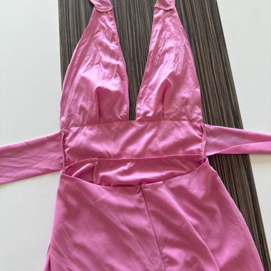 Pastellrosa Sommerkleid 