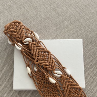 Bohemian Camel Shell Belt