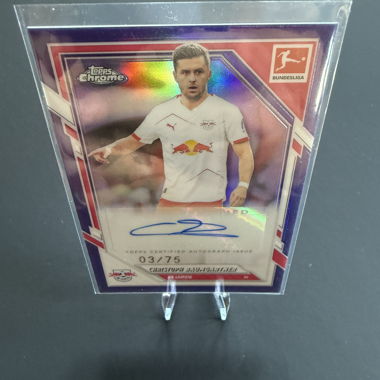 Carta autografo RB Leipzig Baumgartner /75