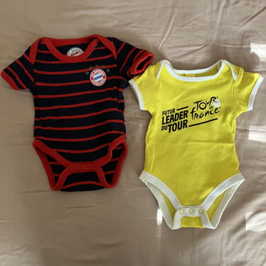 Bodies bébé football & Tour de France