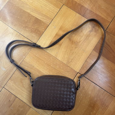 Borsa a tracolla marrone