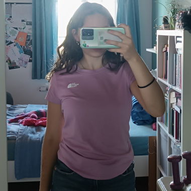 T-Shirt The North Face lilla