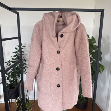 Wintermantel rosa