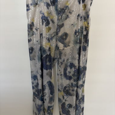 Pantalons LIU JO à fleurs et sequins