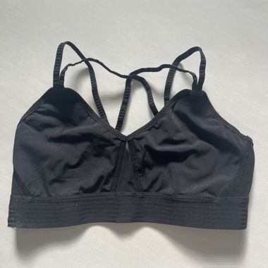 H&M Sport-BH schwarz Gr. S