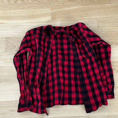 Camicia a quadri rosso/nero XL