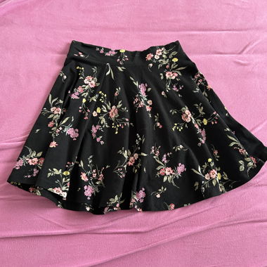 FLORAL MINISKIRT