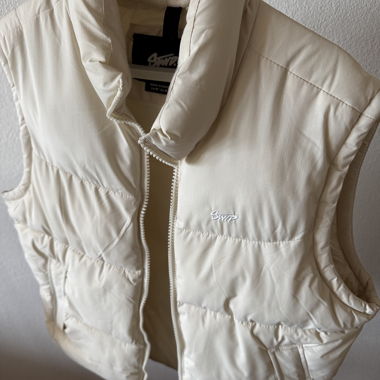 Beige Puffer Vest