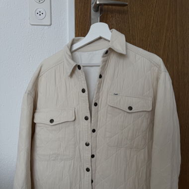 Lee weisse Jeansjacke