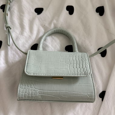 Mini borsa verde menta