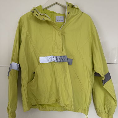 Giacca a vento Bershka neon