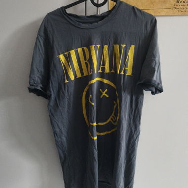 T-shirt Nirvana gris