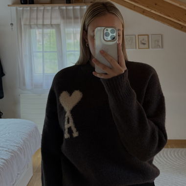 AMI PARIS - Strickpullover anthrazit
