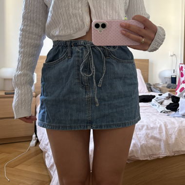 Gonna mini in denim Zara