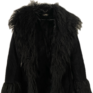Cappotto afghano superdry nero