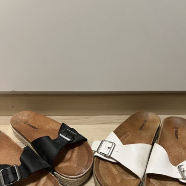 Sandalen Schwarz & Weiss 