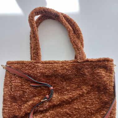 Teddyfell Handtasche 2in1