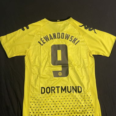 Maillot domicile BVB Kappa 2012 Lewandowski Nr. 9 M