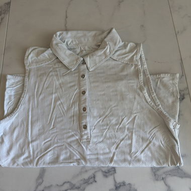 White Golf Polo
