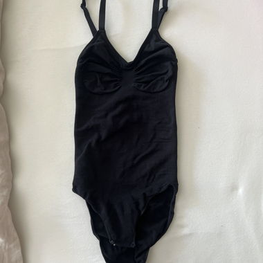 Black cfab y2k bodysuit