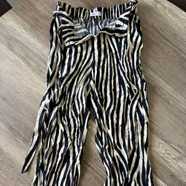 Pantaloni motivo zebra