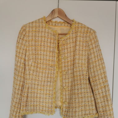 Vintage Jacke butter yellow