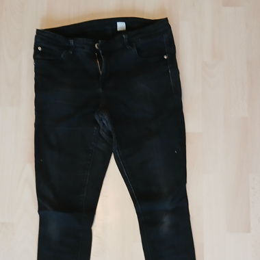 Schwarze Jeggings