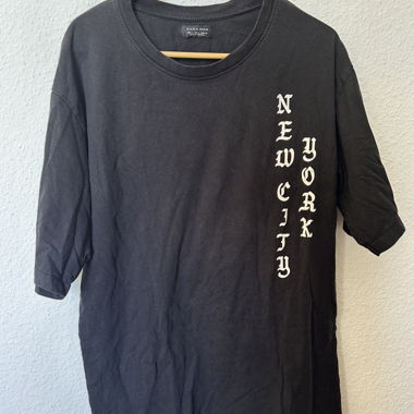 black new york shirt