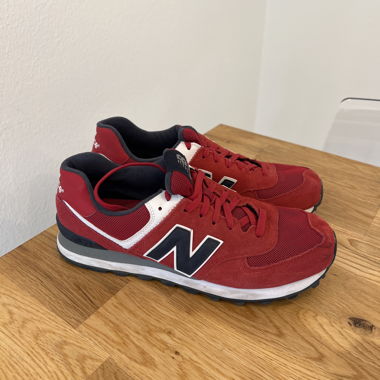 New Balance 574 rote Sneaker