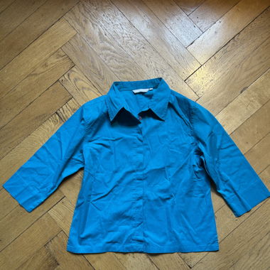 Original vintage y2k turquoise short sleeve