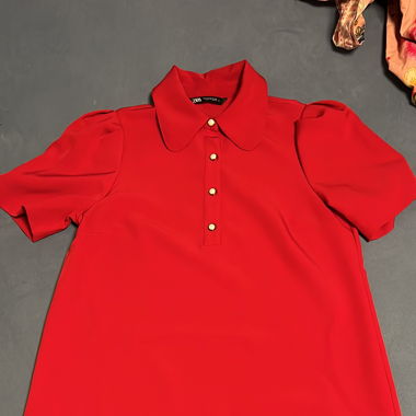 Zara red dress