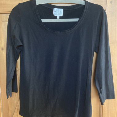 Maglia a maniche lunghe Masai nera Taglia S
