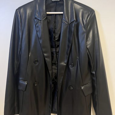 Blazer aus Kunstleder