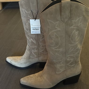 Western Wildleder-Cowboystiefel