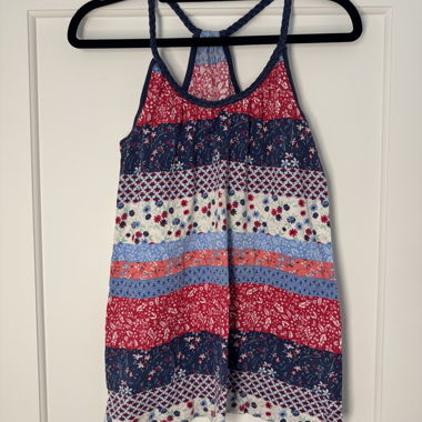 Top à bretelles à motifs