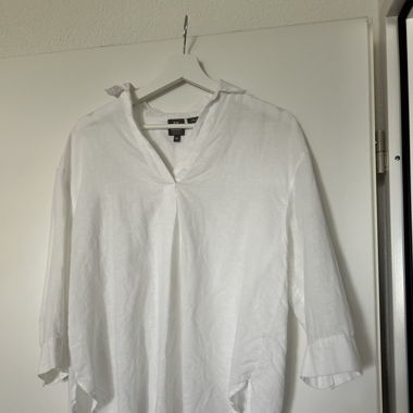 Leinen Bluse, Gr. S
