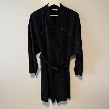 & Other Stories Kimono-Style Dress (Linen Blend)