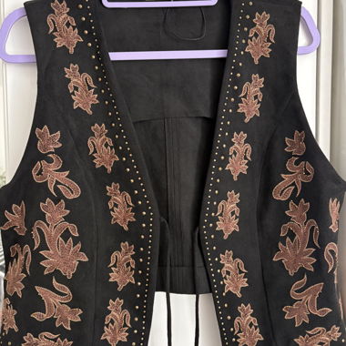 ZARA Embroidered Vest