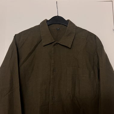 Camicia in cotone a taglio boxy MUJI