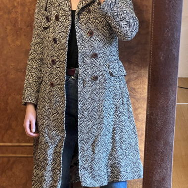 Manteau en laine vintage