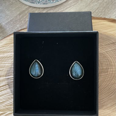 Labradorite earrings 