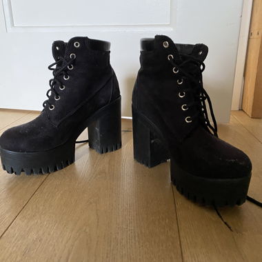 Black Platform Boots
