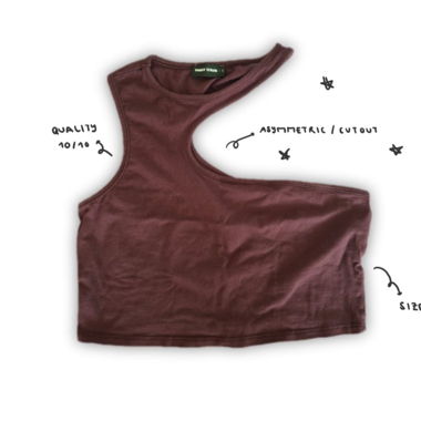 purple asymmetric top