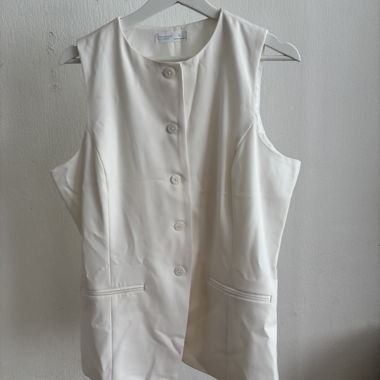 Gilet bianco senza maniche Primark