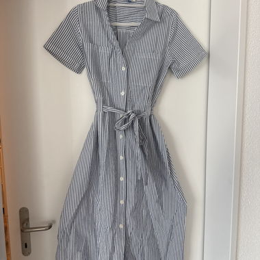 Striped Shirt Dress