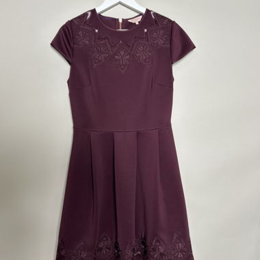 Ted Baker burgundy dress