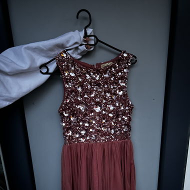 Prom dress in altrosa